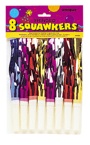 8Ct- Fringed Squawkers - 8Ct