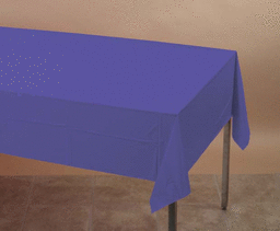 Plastic Table Cover - Purple