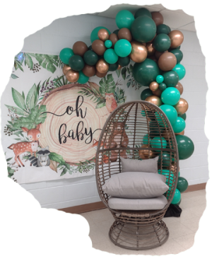 Backdrop Organic Demi arch
