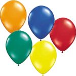 5 primary helium balloons +$20.00