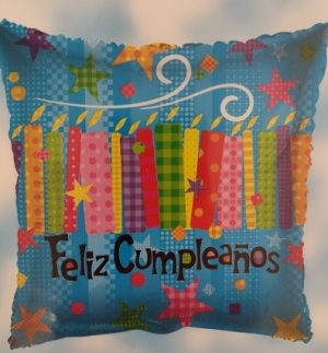 Feliz Cumpleanos square spanish